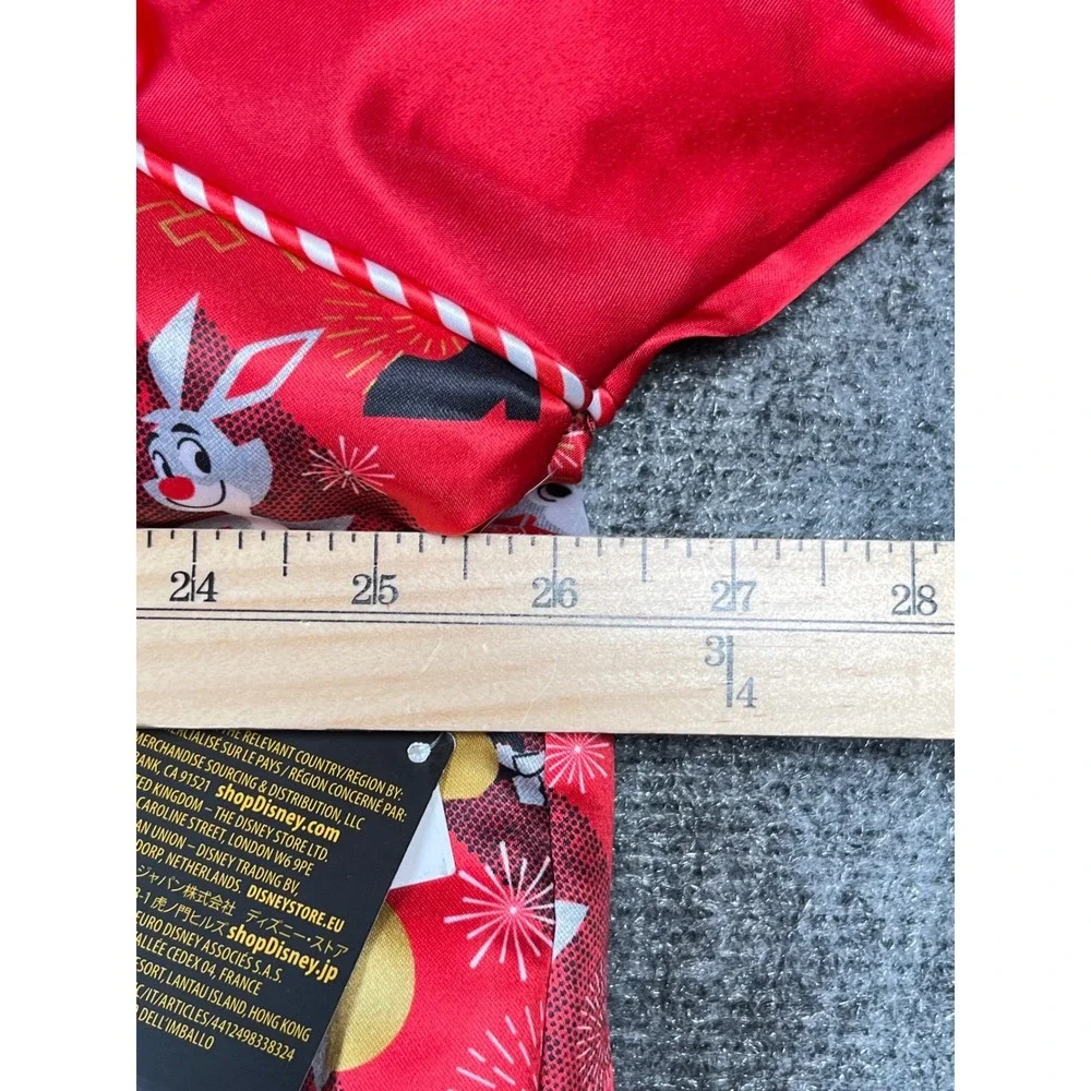 Disney Lunar New‎ Year Year of The Rabbit Bomber Jacket Size XL/EXG Red - Picture 8 of 9
